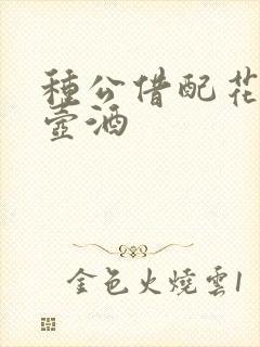 种公借配花间一壶酒