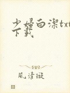 少妇白洁txt下载