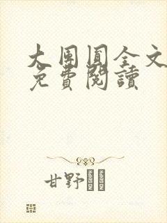 大团圆全文完整免费阅读