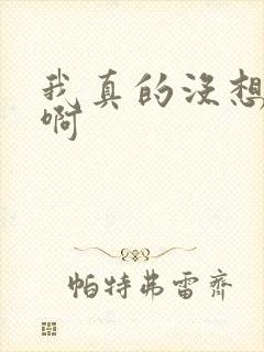 我真的没想重生啊封面
