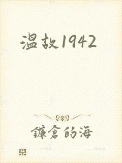 温故1942封面