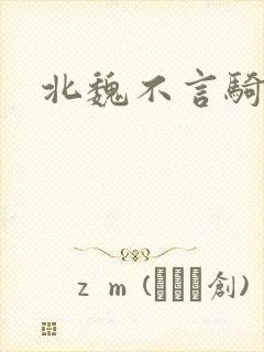 北魏不言骑