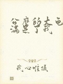 公么的大龟强大满足了我