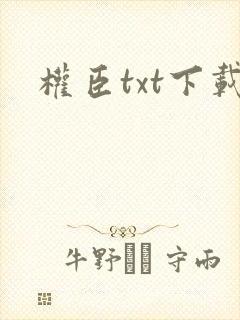 权臣txt下载