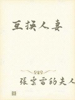 互换人妻封面