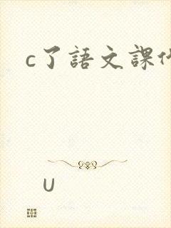 c了语文课代表封面