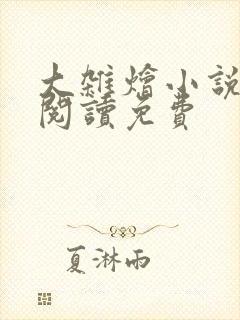 大杂烩小说全集阅读免费封面