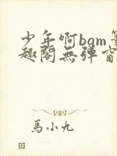 少年啊bgm笔趣阁无弹窗免费