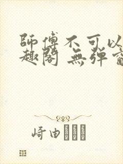 师傅不可以 笔趣阁 无弹窗封面