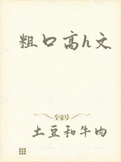 粗口高h文