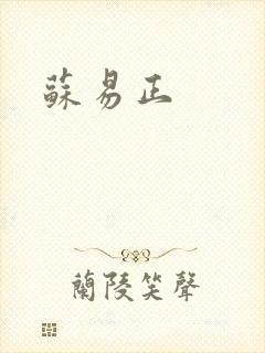 苏易正封面