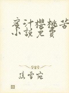 蜜汁樱桃苦咖啡小说免费封面