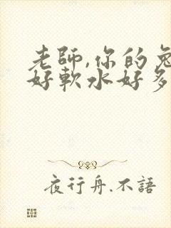 老师,你的兔子好软水好多