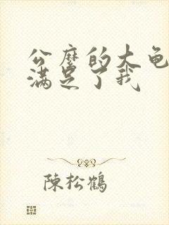 公么的大龟强大满足了我