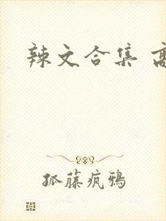 辣文合集 高h
