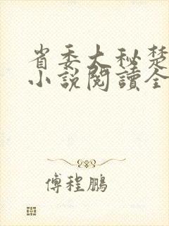 省委大秘楚东恒小说阅读全文