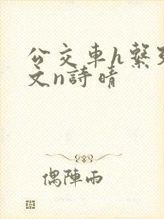 公交车h系列辣文n诗晴封面
