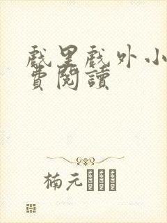 戏里戏外小说免费阅读封面
