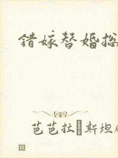 错嫁替婚总裁
