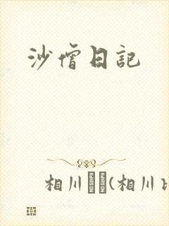 沙僧日记