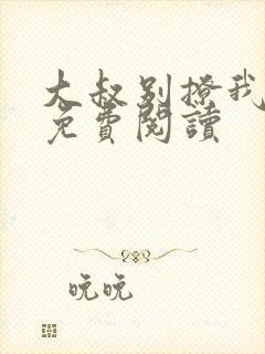 大叔别撩我小说免费阅读封面