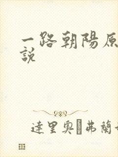 一路朝阳原著小说