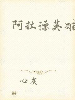 阿拉德英雄传封面