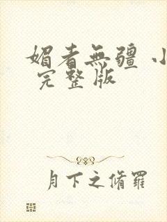 媚者无疆 小说 完整版封面