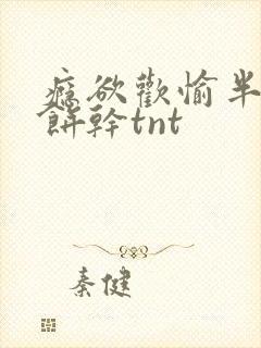 瘾欲欢愉半块小饼干tnt封面
