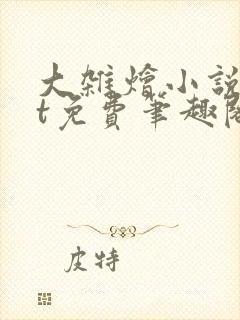 大杂烩小说txt免费笔趣阁
