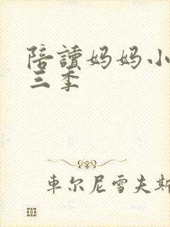 陪读妈妈小说第三季