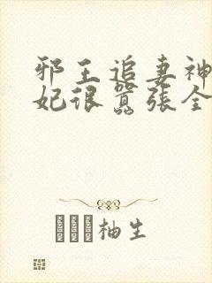 邪王追妻神医狂妃很嚣张全文免费