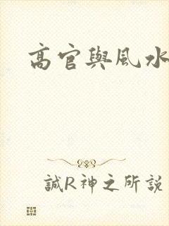 高官与风水封面
