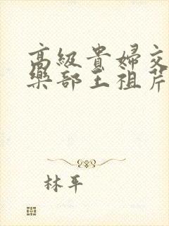 高级贵妇交换俱乐部王祖芹