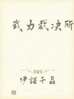 武力裁决所