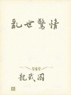 乱世惊情封面