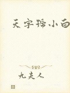 天字号小白脸
