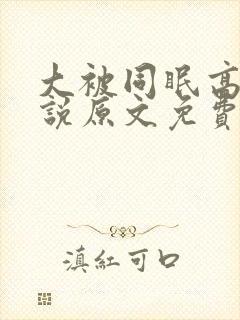 大被同眠高粱小说原文免费阅读封面