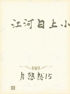 江河日上小说封面