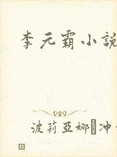 李元霸小说