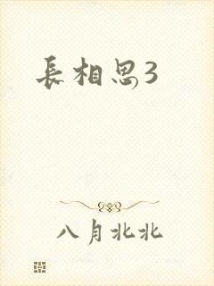长相思3封面