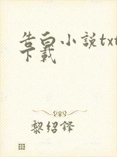 告白小说txt下载