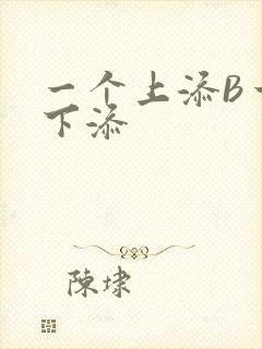 一个上添B一个下添