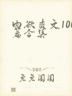 肉欲爽文100篇合集封面