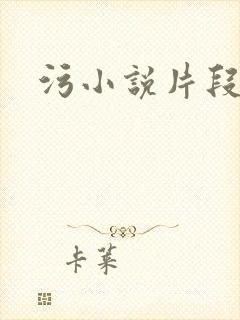 污小说片段