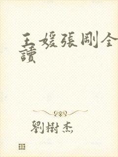 王媛张刚全文阅读封面
