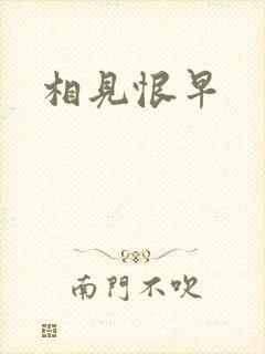 相见恨早