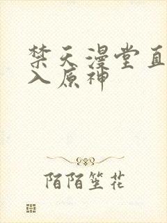 禁天漫堂直接进入原神