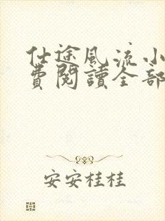 仕途风流小说免费阅读全部章节
