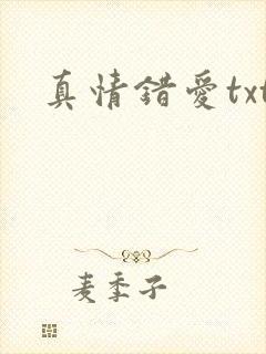 真情错爱txt